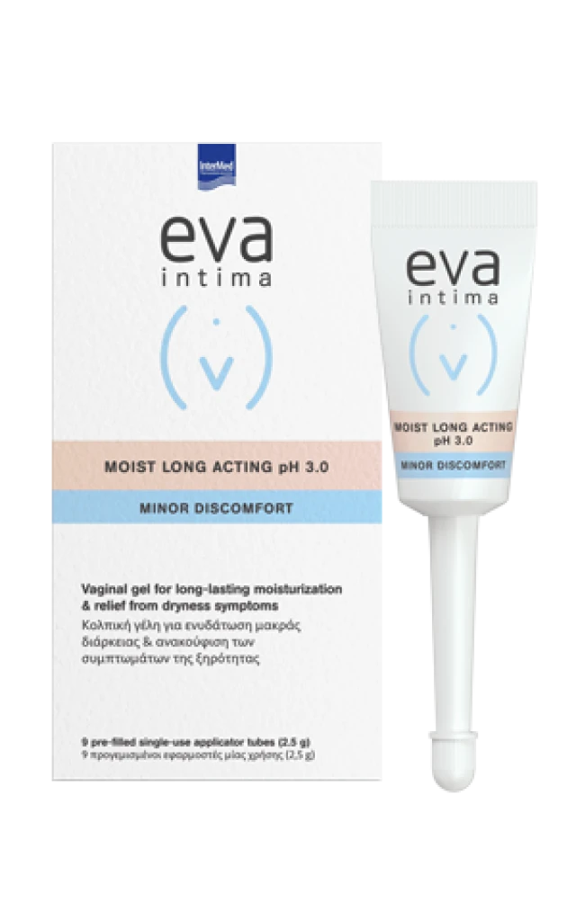Intermed Eva Intima Moist Long Acting Gel PH3 9τμχ