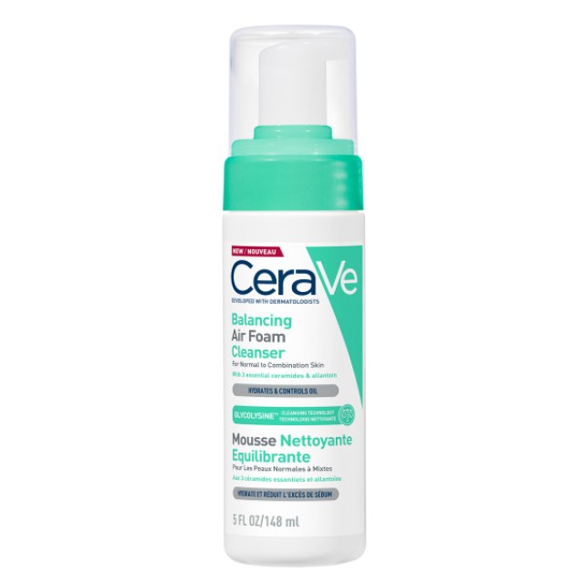 CeraVe Balancing Air Foam Cleanser Καθαριστικό Προσώπου για το Κανονικό έως Μικτό Δέρμα 148ml