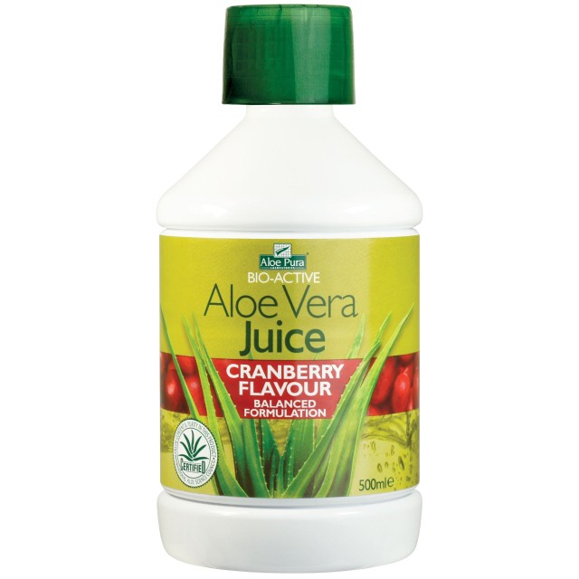 Optima Aloe Vera Juice with Cranberry 500ml