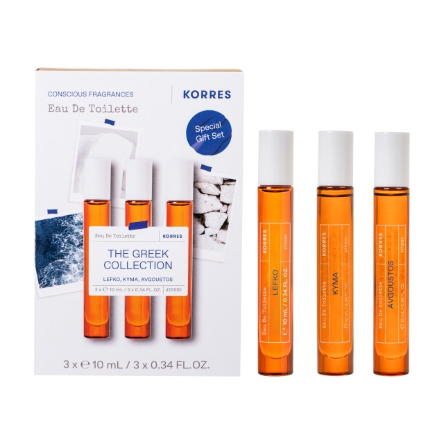 Korres The Greek Collection Eau De Toilette Lefko Kyma Avgoustos 10ml