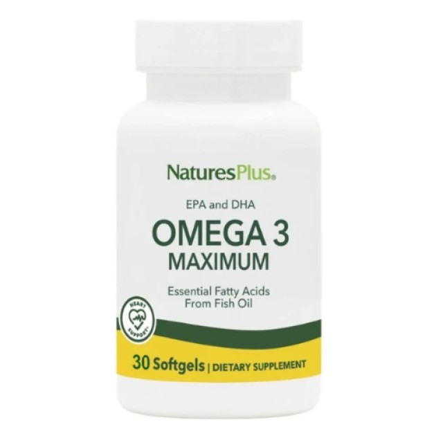 Natures Plus Omega 3 Maximum 30softgels