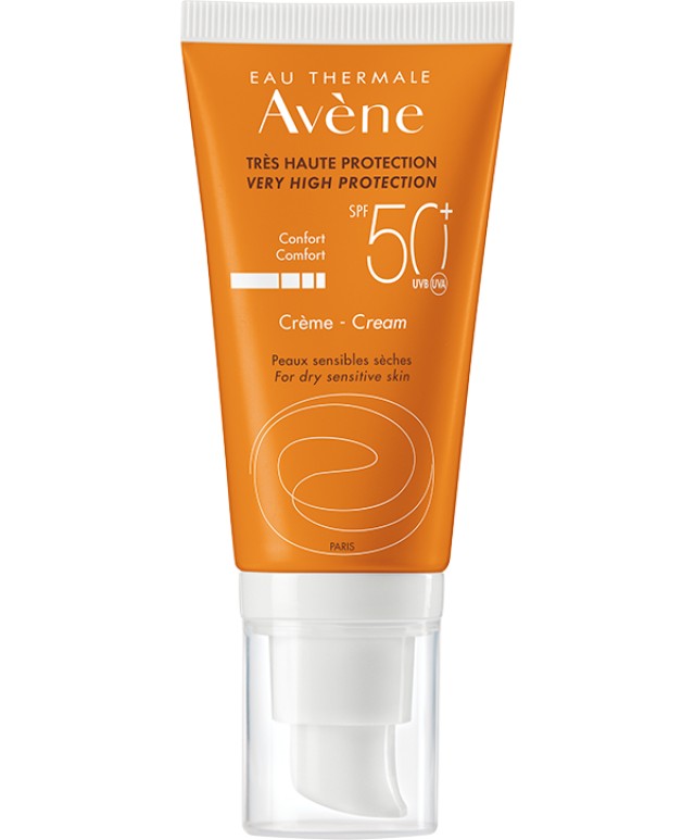 Avene Soins Solaire Αντηλιακή Κρέμα Προσώπου SPF50+ για το Ξηρό και Πολύ Ξηρό Δέρμα 50ml