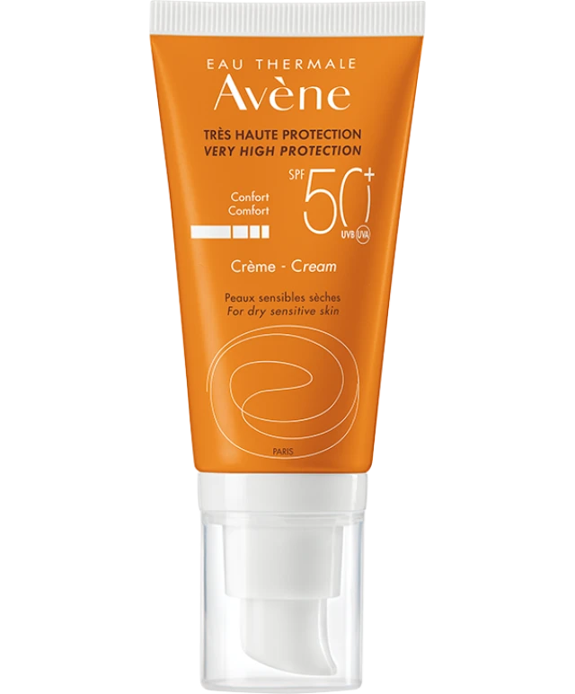 Avene Soins Solaire Αντηλιακή Κρέμα Προσώπου SPF50+ για το Ξηρό και Πολύ Ξηρό Δέρμα 50ml