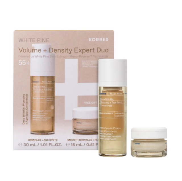 Korres White Pine Volume + Density Expert Duo Serum 30ml Promo Pack