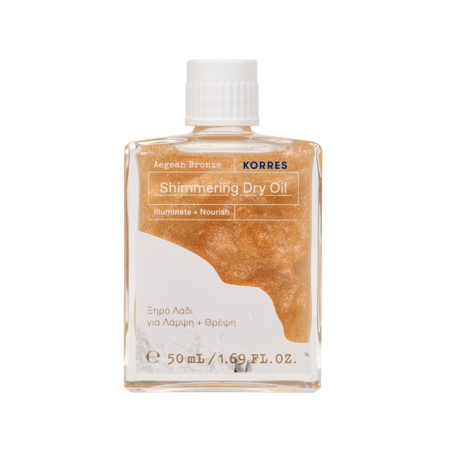Korres Aegean Bronze Shimmering Dry Oil Ξηρό Λάδι για Λάμψη + Θρέψη 50ml