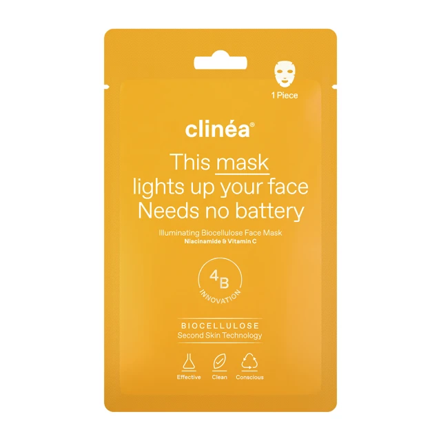 Clinea Illuminating Biocellulose Tissue Face Mask