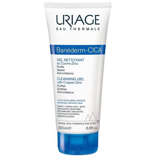 Uriage Bariederm Cica Gel nettoyant 200ml