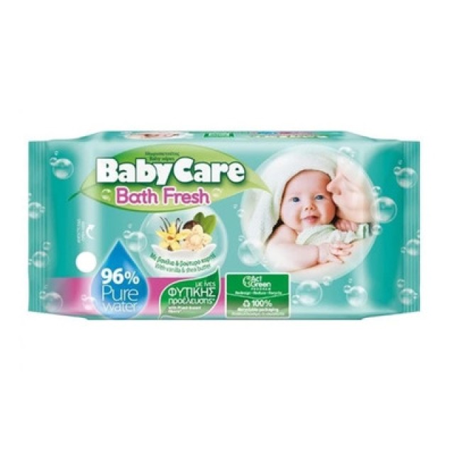 Babycare Bath Fresh Μωρομάντηλα 54τμχ