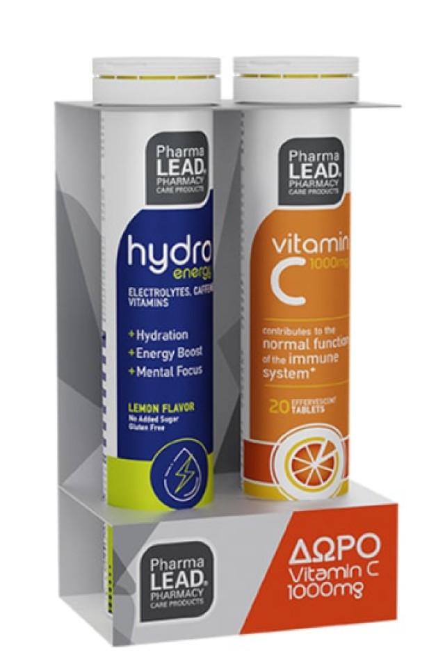 Pharmalead Hydro Energy 20tabs Αναβράζουσες & Vitamin C 1000mg Δώρο