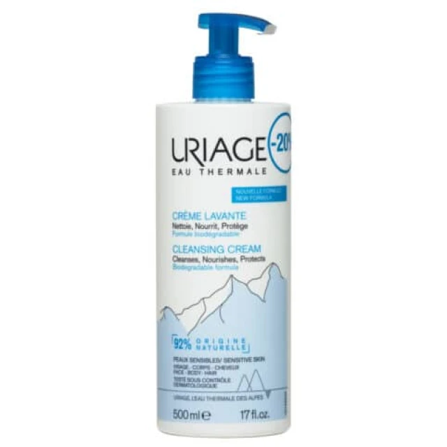 Uriage Eau Thermale Cleansing Cream 500ml -20%