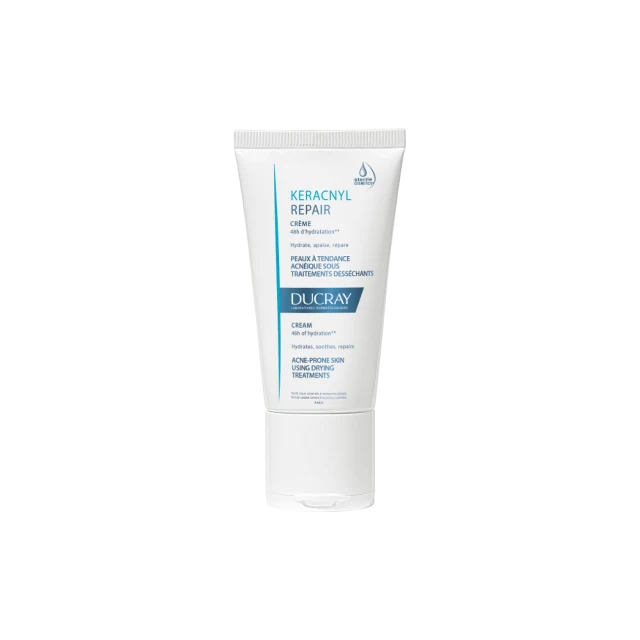 Ducray Keracnyl Repair Κρέμα Προσώπου για δέρμα με τάση ακμής Επανόρθωση και Καταπράϋνση 50ml