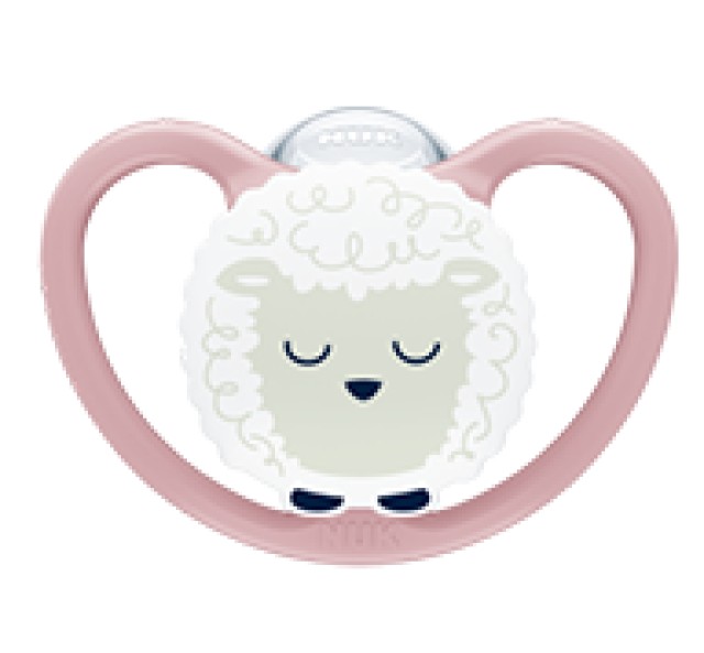 NUK Perfect Match Air Night Πιπίλα Σιλικόνης 18-36m Ροζ