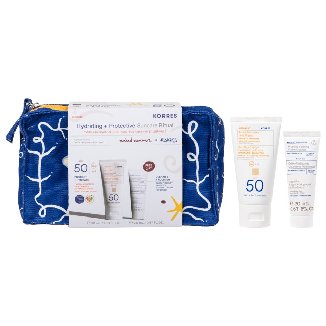 Korres Yoghurt Sunscreen Face Tinted Cream SPF50 Promo Pacκ