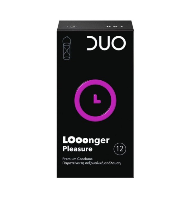 Duo Longer Pleasure Προφυλακτικά με Επιβραδυντικό 12τμχ