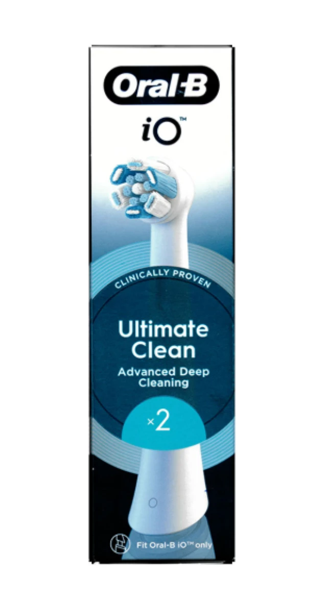 Oral-B Ανταλλακτικές Κεφαλές iO Ultimate Clean Λευκό 2τμχ