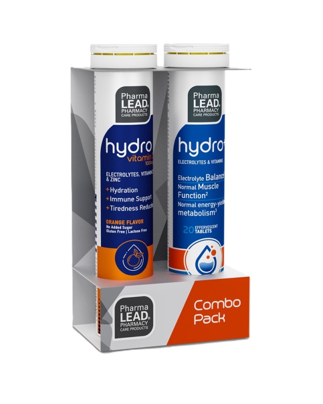 Pharmalead Hydro Vit C 20 Αναβράζουσες Ταμπλέτες +Hydro Αναβράζουσες Ταμπλέτες Combo Pack