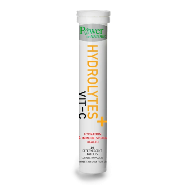 Power Health Hydrolytes + Vit C 20 Αναβράζουσες Ταμπλέτες