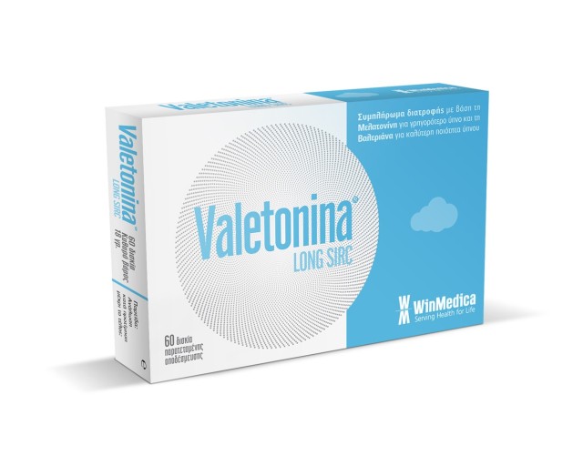 Valetonina Συμπλήρωμα Διατροφής με Μελατονίνη και Βαλεριάνα 60tabs