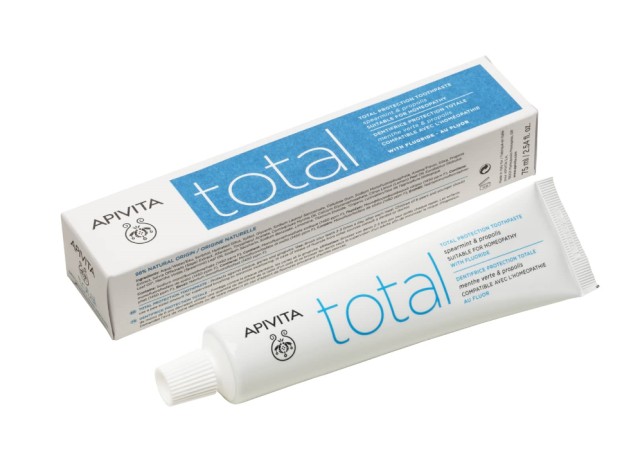 Apivita Οδοντόκρεμα Total με Δυόσμο & Πρόπολη 75ML