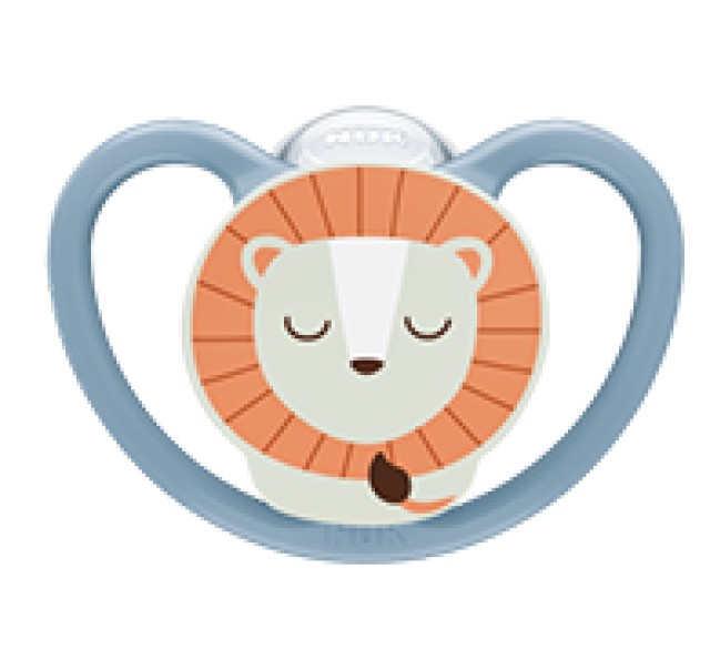 NUK Perfect Match Air Night Πιπίλα Σιλικόνης 18-36m Μπλε