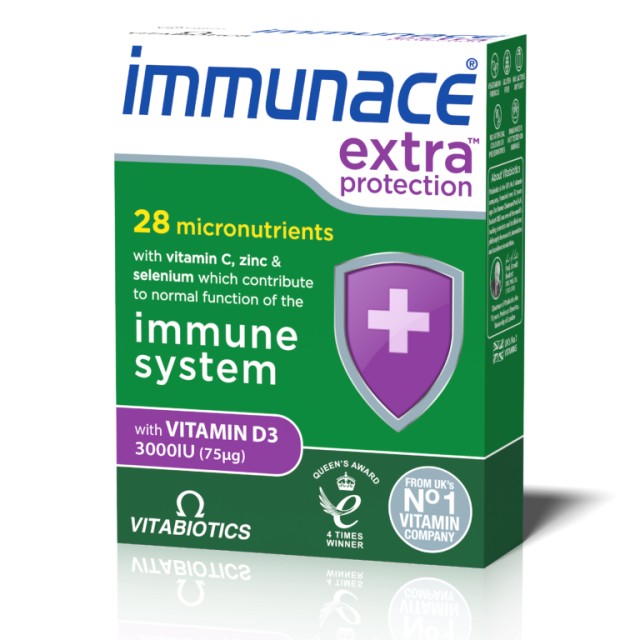 Vitabiotics Immunace Extra Protection 30tabs