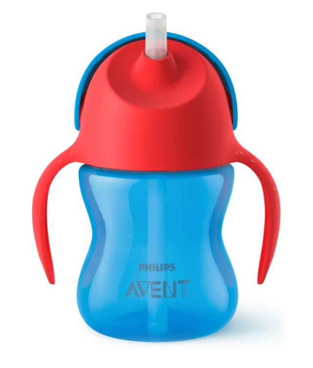 Philips Avent Παγουρίνο με Καλαμάκι 9m+ 200ml Μπλε