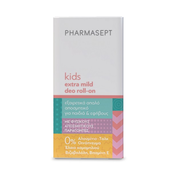 Pharmasept Kids Deo Roll-on Extra Mild Εξαιρετικά Απαλό Αποσμητικό για Παιδιά 50ml