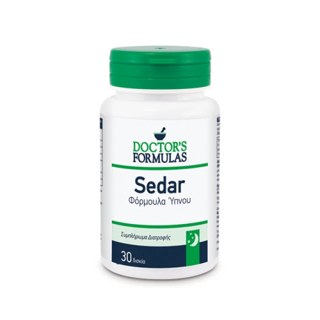 Doctors Formulas Sedar Φόρμουλα Ύπνου (Στρές - Αϋπνία) 30 δισκία