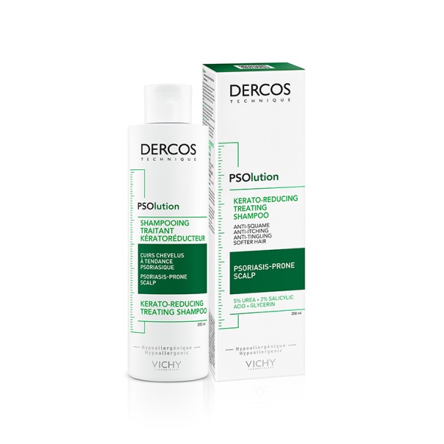 Vichy Dercos PSOlution Σαμπουάν για Τριχωτό με Τάση Ψωρίασης 200ml