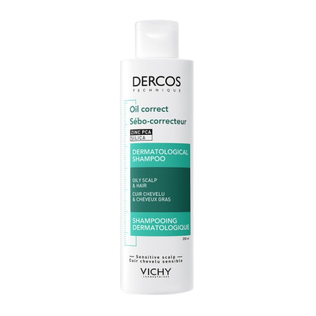 Vichy Dercos Oil Control Σαμπουάν για Λιπαρά Μαλλιά 200ml
