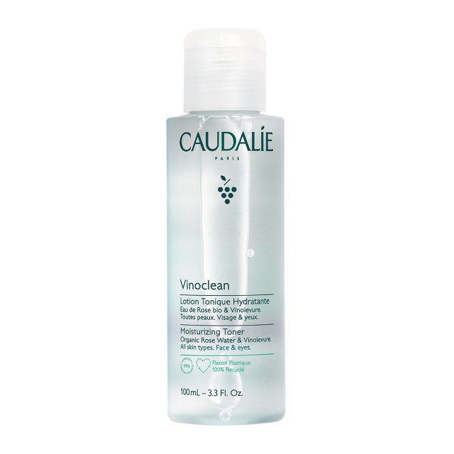 Caudalie Vinoclean Moisturizing Toner Ενυδατική & Τονωτική Λοσιόν Προσώπου 100ml
