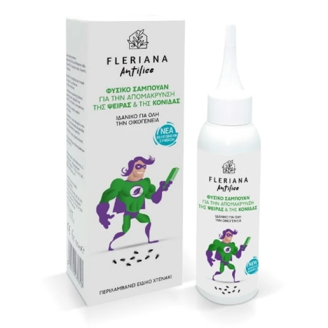 Fleriana Antilice Shampoo Απομάκρυνσης της Ψείρας & της Κόνιδας 100ml
