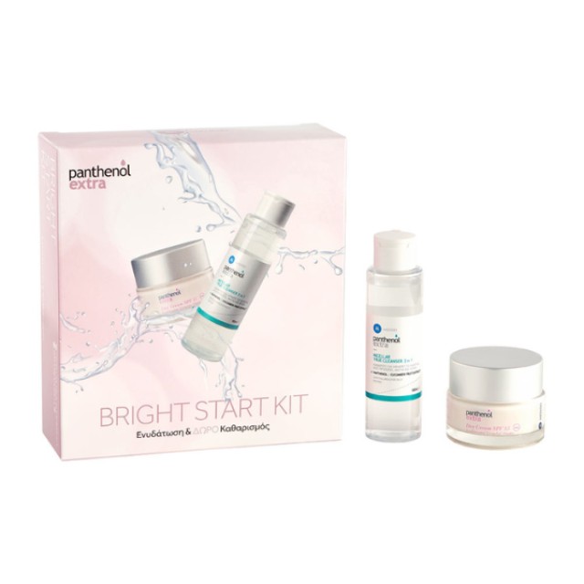 Panthenol extra Bright Start Kit Day Cream 50ml & Micellar 100ml