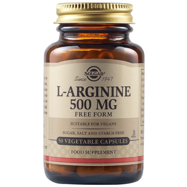 Solgar L-Arginine 500mg 50caps