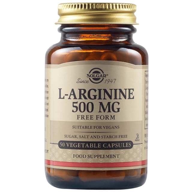 Solgar L-Arginine 500mg 50caps