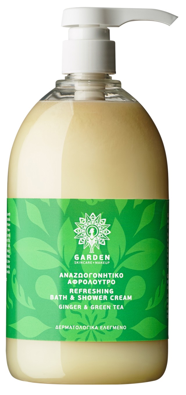 Garden Αφρόλουτρο Ginger & Green Tea 1lt