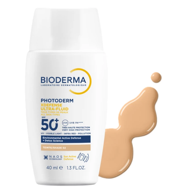 Bioderma Photoderm XDefense Ultra-Fluid Teinte Shade 02 SPF50 40ml