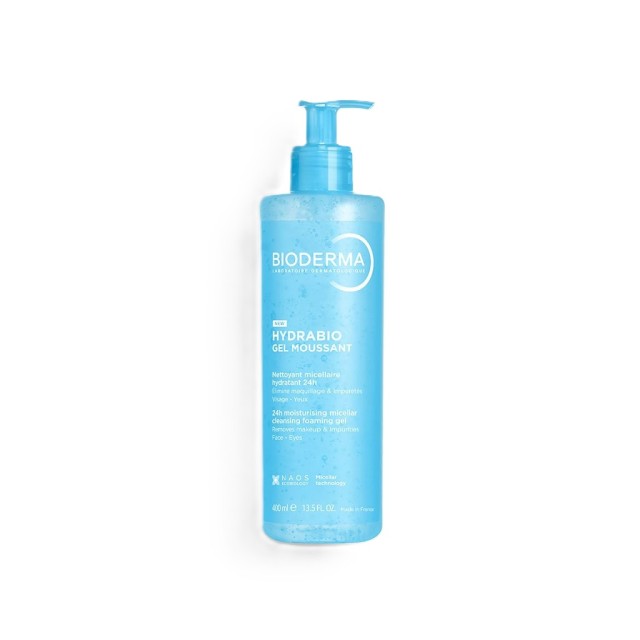 BIioderma Hydrabio Gel Moussant για Πρόσωπο & Μάτια 400ml