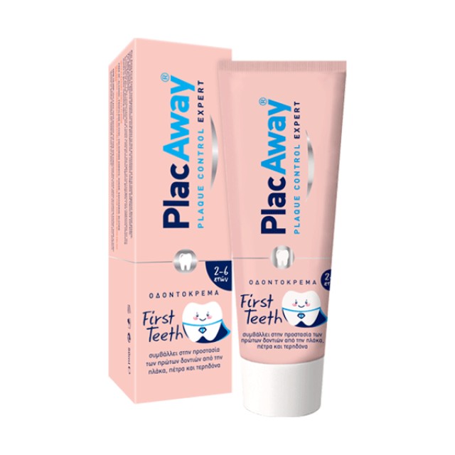 Plac Away First Teeth Παιδική Οδοντόκρεμα 2+ 50ml