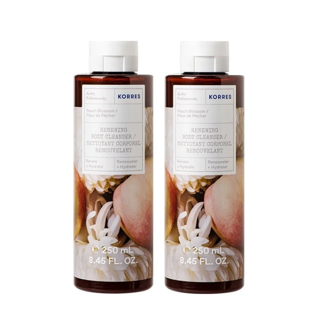 Korres Aφρόλουτρο Άνθη Ροδακινιάς 250ml 1+1 Δώρο