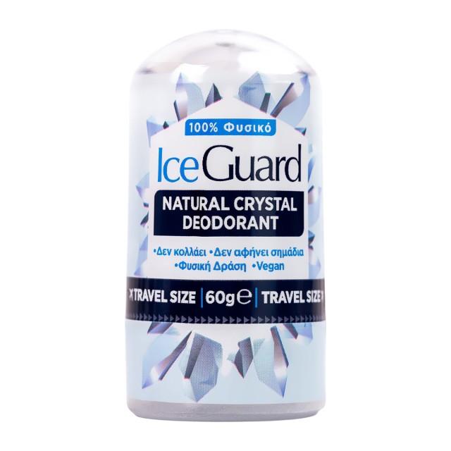 Optima Ice Guard Natural Crystal Deodorant Twist Up Mini 60g