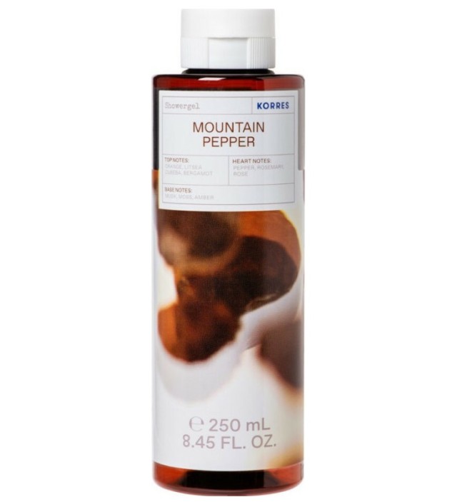 Korres Mountain Pepper Αφρόλουτρο 250ml