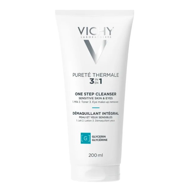 Vichy Purete Thermale Integral 3 in 1 Γαλάκτωμα Καθαρισμού & Ντεμακιγιάζ 200ml