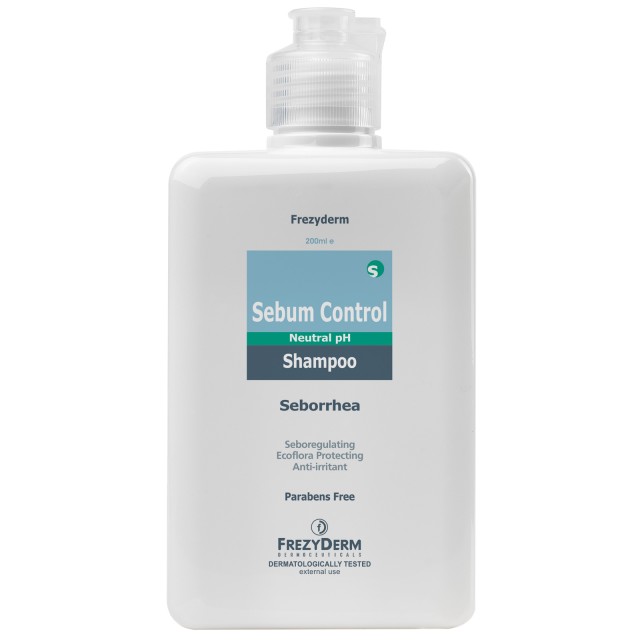 Frezyderm Sebum Control Shampoo Σαμπουάν κατά της Σμηγματορροϊκής Δερματίτιδας 200m