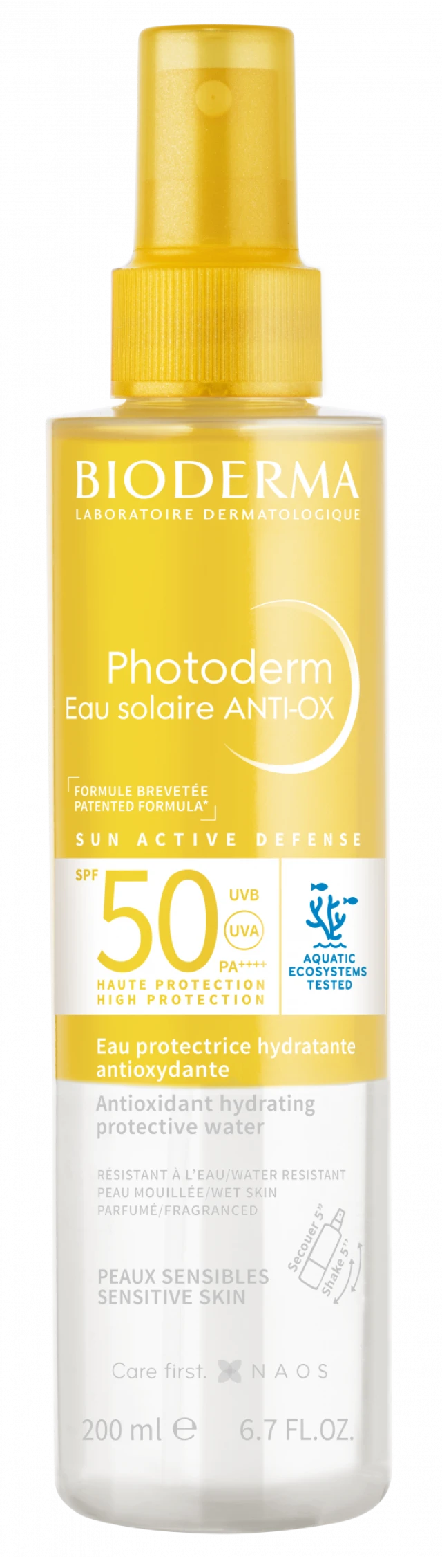 Bioderma Photoderm Eau Solaire Anti-Ox SPF50 200ml