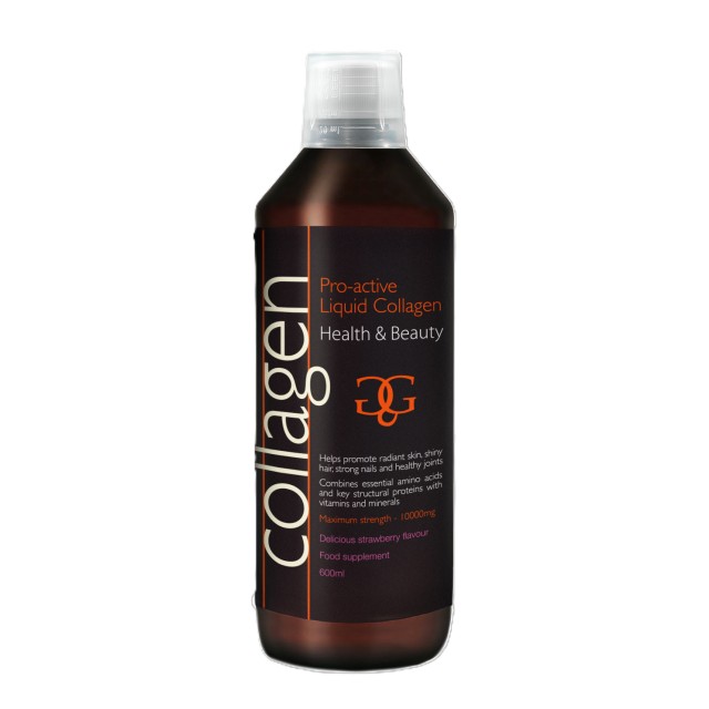 Collagen Pro-Active Liquid Φράουλα 600ml