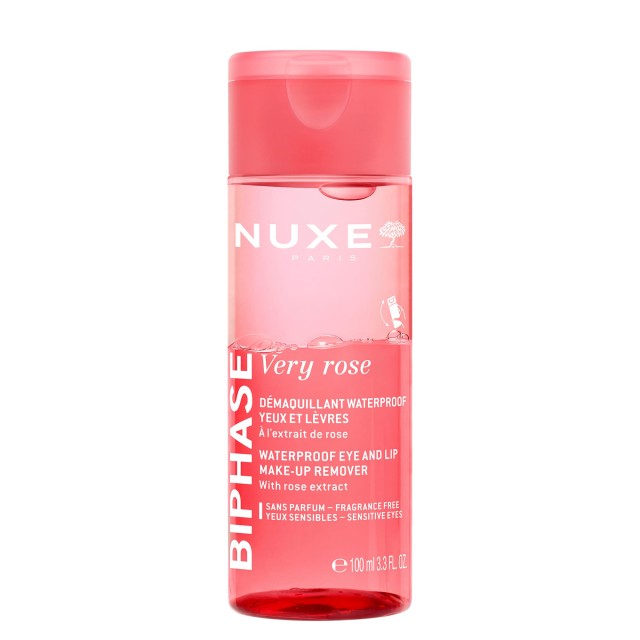Nuxe Very Rose Διφασικό Ντεμακιγιάζ για Μάτια & Χείλη 100ml