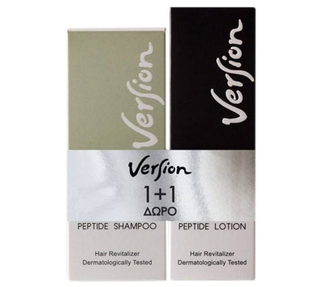Version Peptide Shampoo 200ml & Peptide Lotion 50ml 1+1 Δώρο