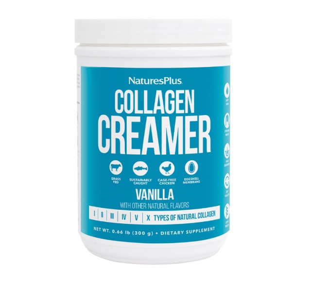 Natures Plus Collagen Creamer Vanilla Σκόνη 300g