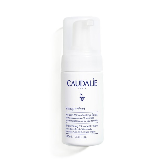 Caudalie Vinoperfect Brightening Micropeel Foam Αφρός Καθαρισμού Προσώπου 100ml